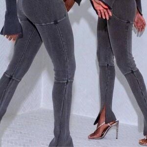 The K Label London Leggings in Ash Gray